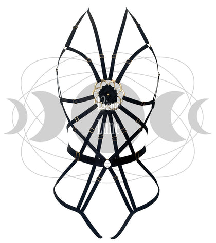 Flower of life body harnais