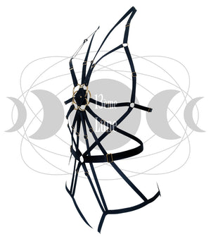 Flower of life body harnais de profil