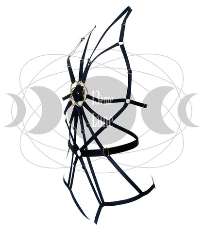 Flower of life body harnais de profil