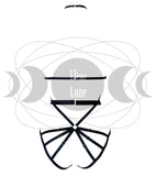 Flower of life body harnais de dos