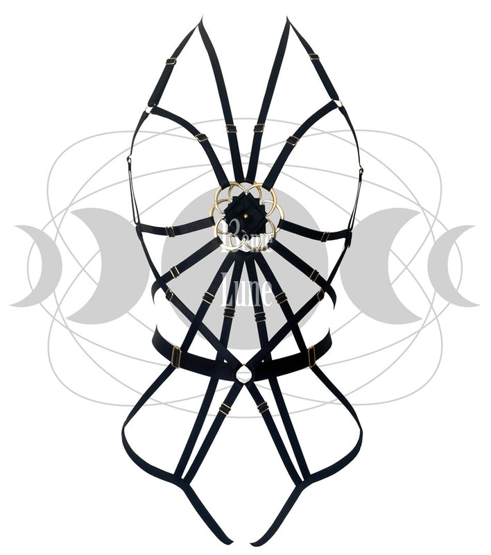 Flower of life body harnais
