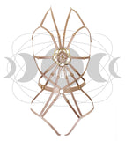 "Géométrie Sacrée" Flower of life body parure corporelle