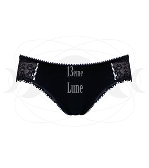 Culotte Ouverte noir de face