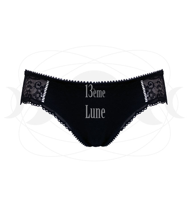 Culotte Ouverte noir de face