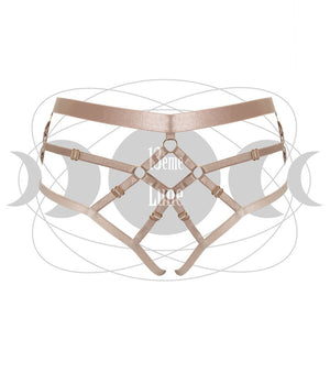 Sphaera culotte harnais couleur nude de face