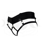Culotte Harnais couleur noir de profil