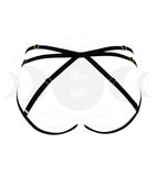 Culotte Harnais de dos couleur noir