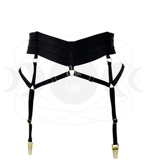 Porte Jarretelle Harnais couleur noir