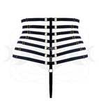 String Taille Haute couleur noir lingerie de luxe